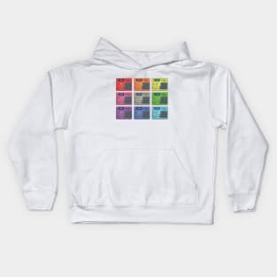 MPC 2000 multicolor design Kids Hoodie